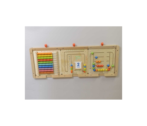 MASTERKIDZ Górna i Dolna Belka do Montażu 1 Tablicy Edukacyjnej Flex