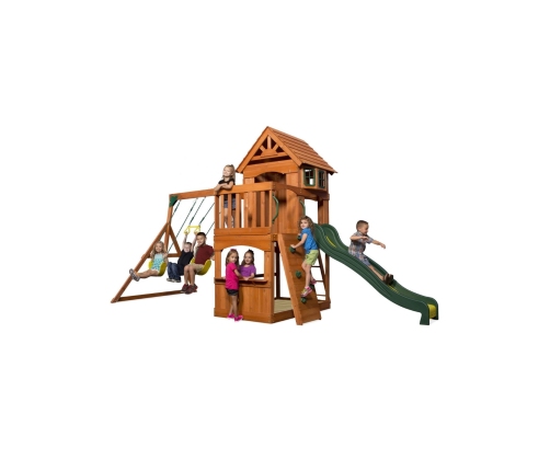 Ogromny Drewniany Plac Zabaw Atlantic Backyard Discovery Step2