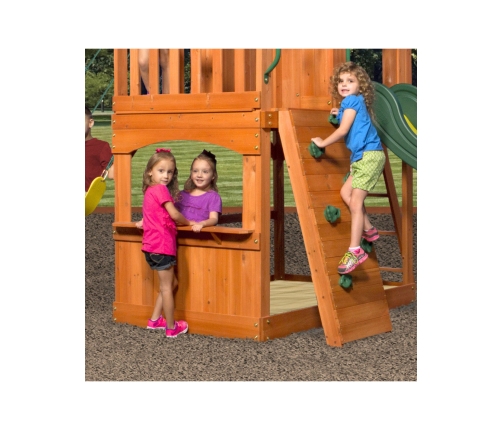 Ogromny Drewniany Plac Zabaw Atlantic Backyard Discovery Step2