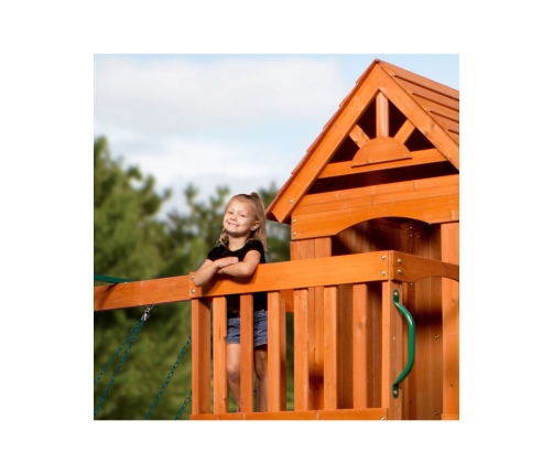 Ogromny Drewniany Plac Zabaw Atlantic Backyard Discovery Step2