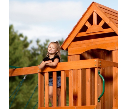 Ogromny Drewniany Plac Zabaw Atlantic Backyard Discovery Step2