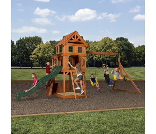 Ogromny Drewniany Plac Zabaw Atlantic Backyard Discovery Step2