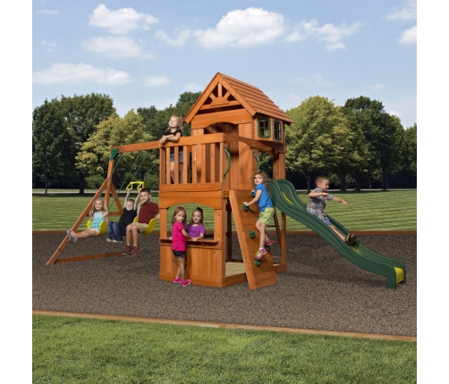 Ogromny Drewniany Plac Zabaw Atlantic Backyard Discovery Step2