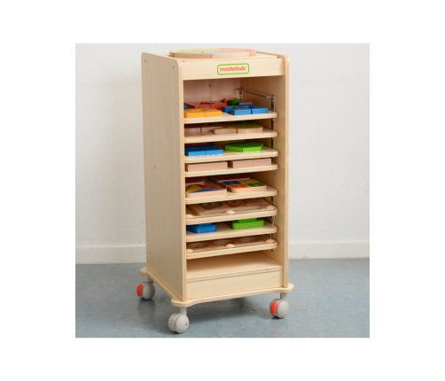 MASTERKIDZ Szafka Do Przechowywania Tabliczek Edukacyjnych