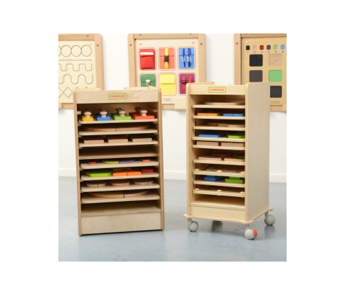 MASTERKIDZ Szafka Do Przechowywania Tabliczek Edukacyjnych