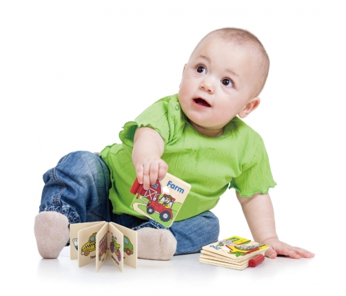 VIGA Moja Pierwsza Książeczka Drewniana 1 szt.