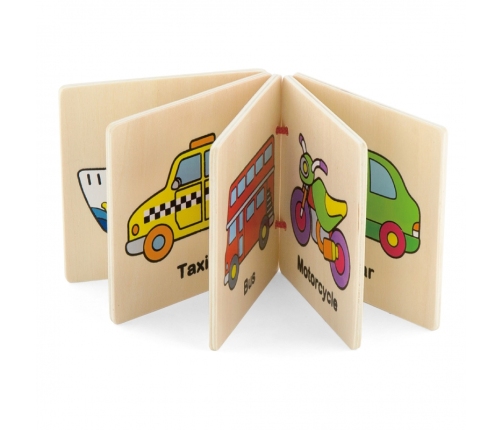 VIGA Moja Pierwsza Książeczka Drewniana 1 szt.