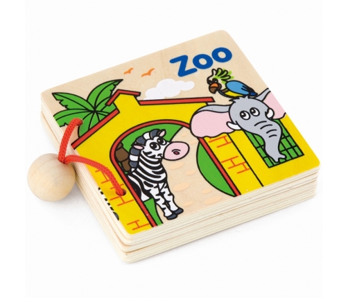 VIGA Moja Pierwsza Książeczka Drewniana 1 szt.