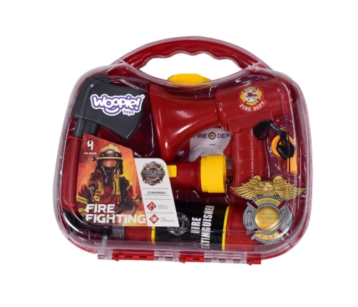 WOOPIE Zestaw Walizka Strażaka z Gaśnicą 7 el.