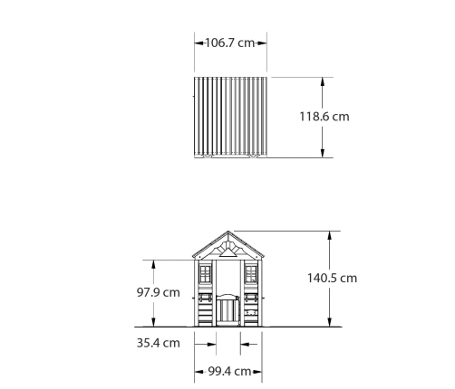 Деревянный детский домик садовый Backyard Discovery  Timberlake Step2