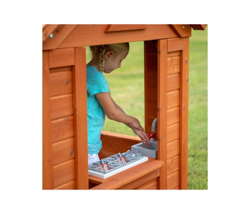 Деревянный детский домик садовый Backyard Discovery  Timberlake Step2