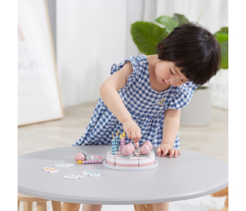 VIGA PolarB Drewniane Ciasto Tort Urodzinowy do Krojenia