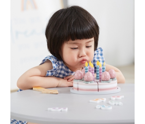 VIGA PolarB Drewniane Ciasto Tort Urodzinowy do Krojenia