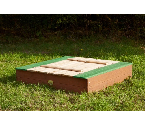 Ella Sandpit AXI wooden sandbox with benches