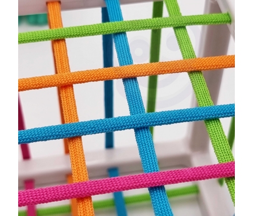 WOOPIE Elastyczna Kostka Sensoryczna Sorter dla Dzieci Kolorowe Dinozaury 6 el.