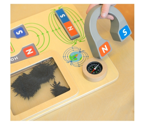 MASTERKIDZ Zabawa Magnetyczna Tablica Edukacyjna Kompas Montessori