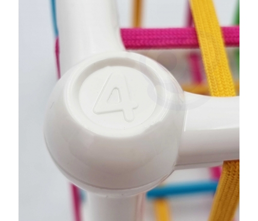 WOOPIE BABY Elastyczna Kostka Sensoryczna Sorter dla Dzieci Zwierzątka + Grzechotka 7 el.