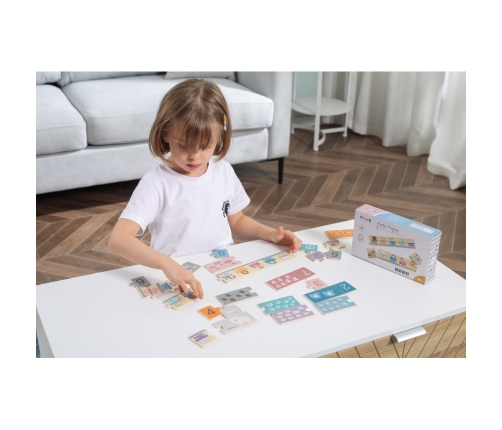 VIGA PolarB Drewniane Puzzle Numeryczne Cyferki Montessori