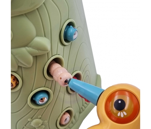 WOOPIE Gra Zręcznościowa Złap Robaka + 2 Dziecioły