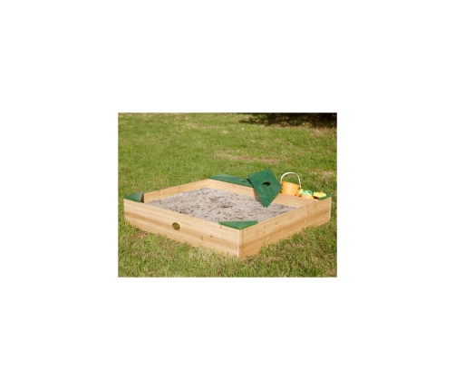 AXI Drewniana Piaskownica + Schowek Na Akcesoria + Plandeka