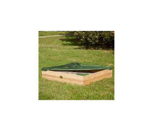 AXI Drewniana Piaskownica + Schowek Na Akcesoria + Plandeka