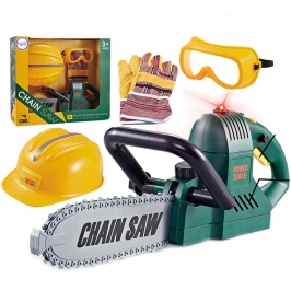 WOOPIE Duża Piła Łańcuchowa Zestaw Narzędzi Kask Okulary Rękawiczki WOOPIE Duża Piła Łańcuchowa Zestaw Narzędzi Kask Okulary Rękawiczki
