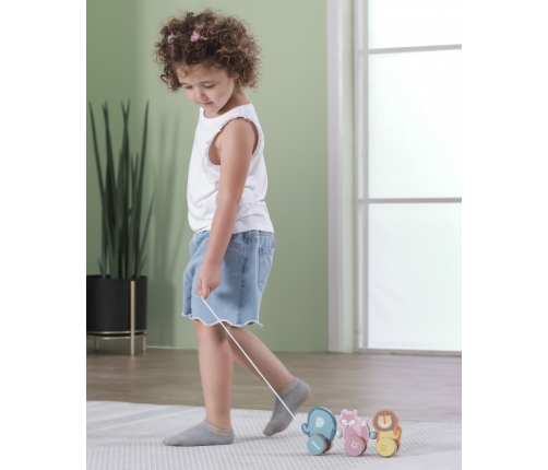 Drewniana zabawka zwierzątka do ciągnięcia Viga Toys Montessori