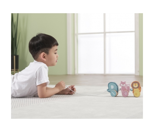 Drewniana zabawka zwierzątka do ciągnięcia Viga Toys Montessori