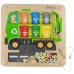 MASTERKIDZ Tablica Magnetyczna Segregowanie Odpadów Ciężarówka do Recyklingu Montessori