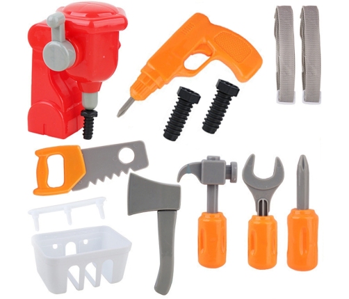 WOOPIE Zestaw Małego Majsterkowicza Warsztat w Plecaku 18 el.