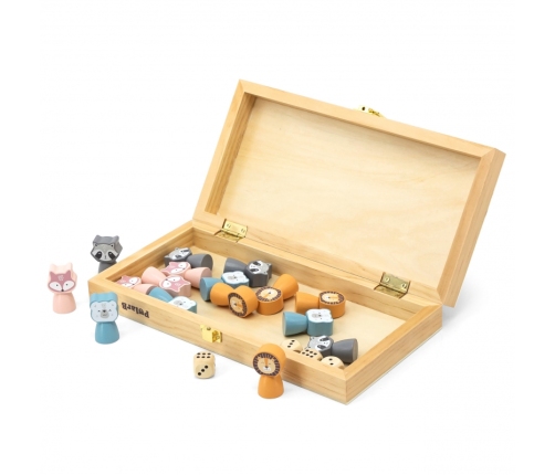 VIGA PolarB Drewniana gra Ludo Chińczyk