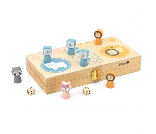 VIGA PolarB Drewniana gra Ludo Chińczyk
