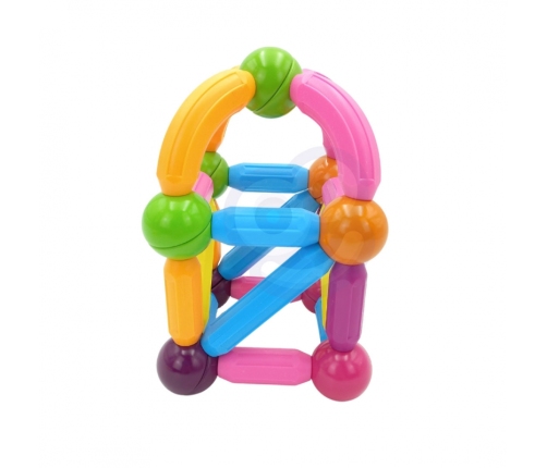 WOOPIE Magnetic Educational Construction Blocks Large Thick 38 pcs.