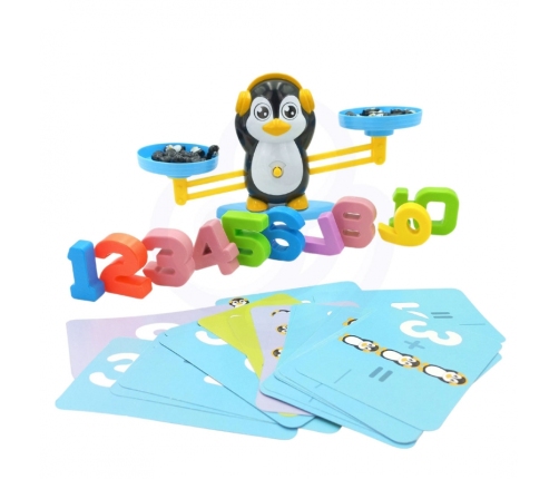 WOOPIE Waga Równoważnia Szalkowa Nauka Liczenia Pingwin