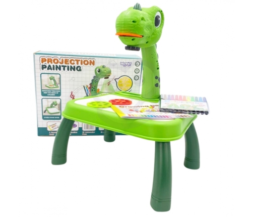 WOOPIE Drawing Board Dinosaur Projector + Markers