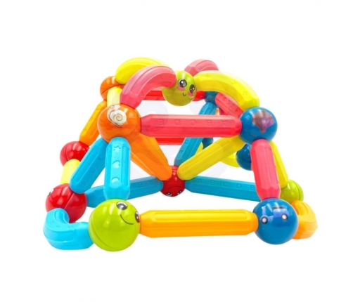 WOOPIE Magnetyczne Klocki Konstrukcyjne Edukacyjne 128 el.