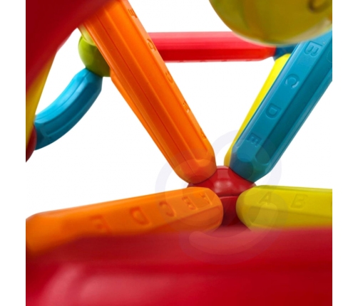 WOOPIE Magnetyczne Klocki Konstrukcyjne Edukacyjne 52 el.