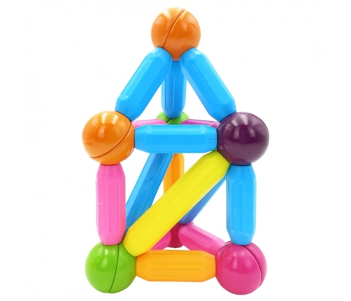 WOOPIE Magnetic Educational Construction Blocks Large Thick 38 pcs.