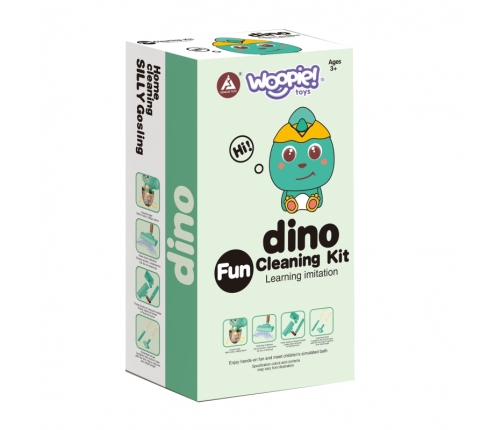 WOOPIE Interaktywny Odkurzacz Dino 3w1 Funkcja Ssania Światło Dźwięk