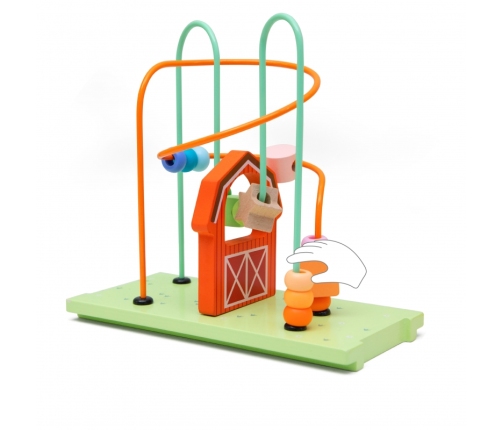 CLASSIC WORLD Kostka Montessori 10w1 Szczęśliwa Farma XXL