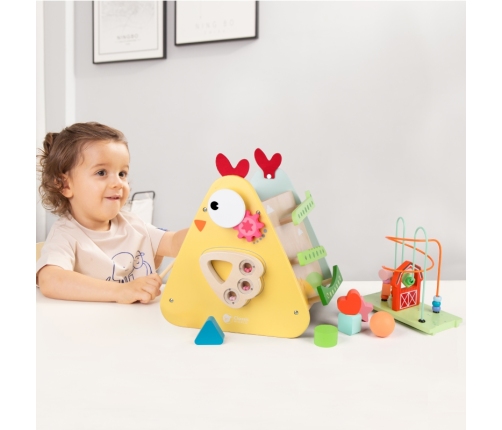 CLASSIC WORLD Kostka Montessori 10w1 Szczęśliwa Farma XXL