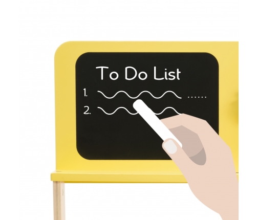 CLASSIC WORLD Drewniany Warsztat Narzędziowy z Tablicą Kredową 27 el.