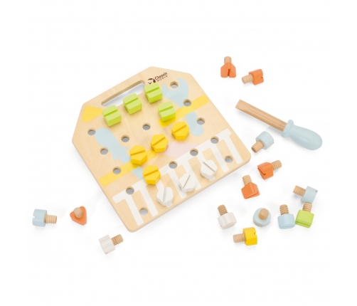 CLASSIC WORLD Wooden Manipulative Board Logic Puzzle