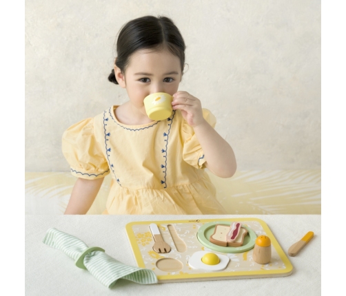 CLASSIC WORLD Wooden Breakfast Set 13 pcs.