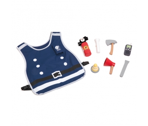 CLASSIC WORLD Little Firefighter Set Costume Tools 8 pcs.