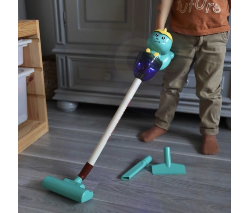 WOOPIE Interaktywny Odkurzacz Dino 3w1 Funkcja Ssania Światło Dźwięk