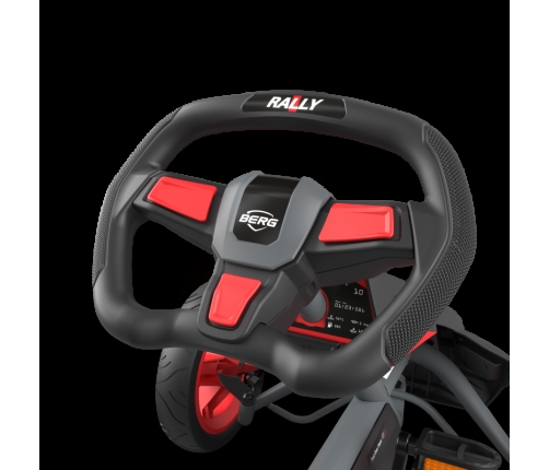 BERG Kartings ar pedāļiem RALLY APX Red BFR-3 4-12 gadiem līdz 60 kg