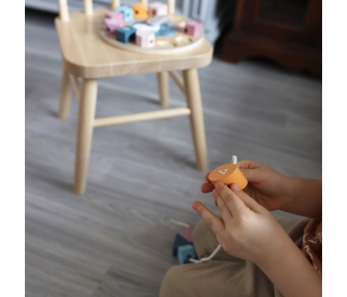 VIGA PolarB Sorter Kształtów Zegar nawlekanka Montessori