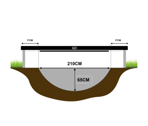 Axi Trampolina Bostonn 244 cm + Siatka