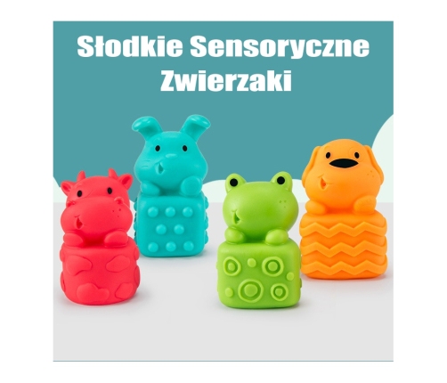 WOOPIE BABY Sensory Puzzles Squeeze Puzzle Sound Learning to Count 20 el.